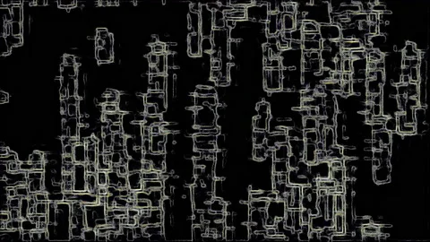 Angular, Texturized Yellow Fractal Noise Effect 스톡 동영상 150123765