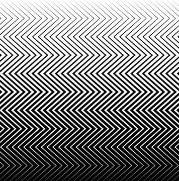 Angular, wavy lines Stock Illustration