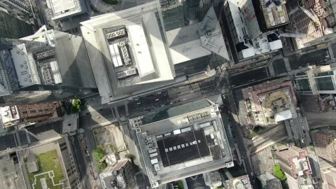 Angular West Side Observation Deck during Lockdown Vídeo Stock 130998808