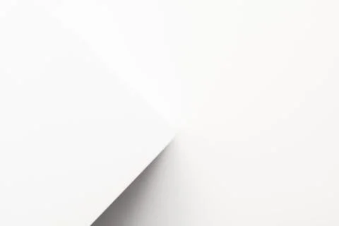 Angular white abstract shade and light background Stock Photos