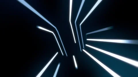 Angular wormhole tunnel through time and space, neon style. 스톡 동영상 61234386