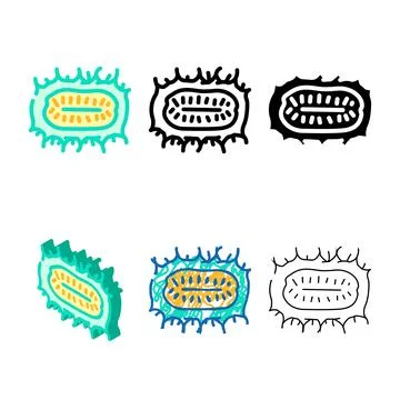Anguria cucumber color icon vector simplified Stock Illustration