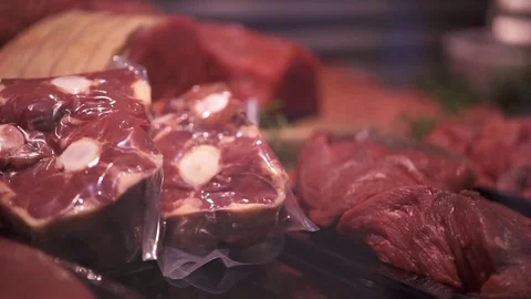 Angus beef steak raw 1, close up Stock-Footage 83190115
