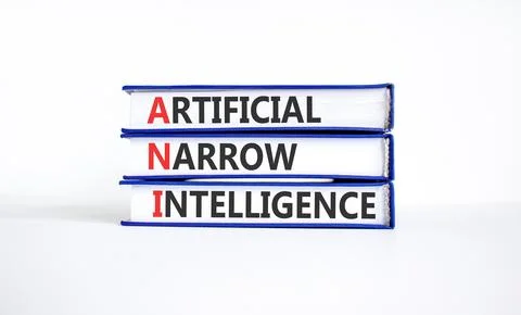 ANI artificial narrow intelligence symbol. Concept words ANI artificial nar.. Stock Photos