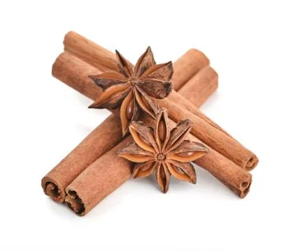 Anice and cinnamon Stock Photos