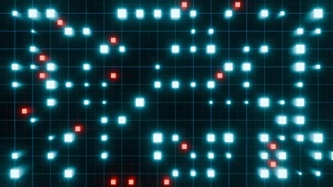 Anim technology029s02 wire digital squares Stock Footage 276737116