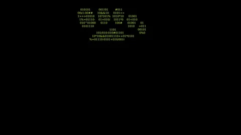 Animace digital footprint, source code. Stock Footage 293572025