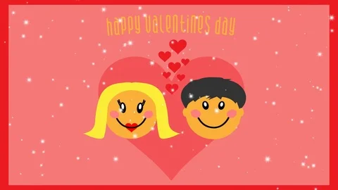 Animace valentine 1 Stock Footage 101019984