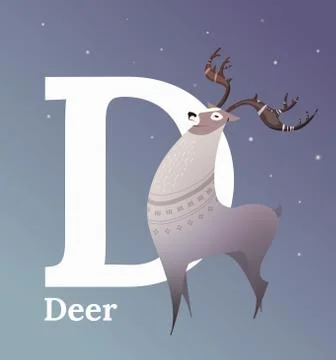Animal alphabet vector. Stock Illustration