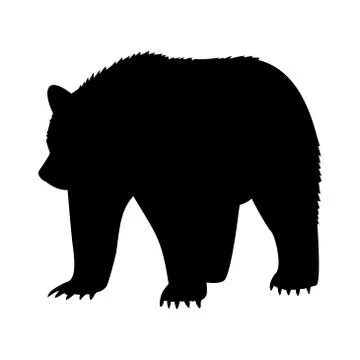 Animal bear abstract Stock Illustration