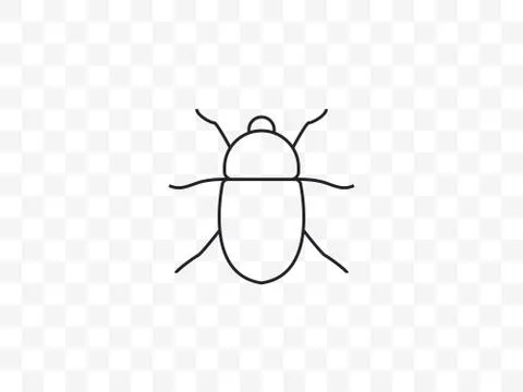 Animal, bug, insect icon. Vector illustration, flat design. Stock Illustration