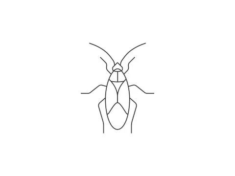 Animal, bug, insect icon. Vector illustration, flat design. Stock Illustration