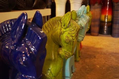 Animal ceramic statue Stock Photos