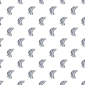 Animal claw scratch pattern seamlessly repeating background 库存插图