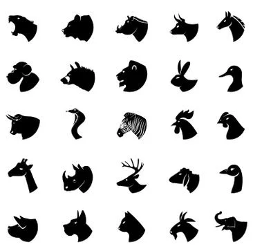 Animal collection Stock Illustration