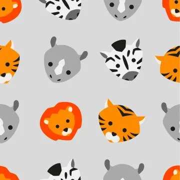 ANIMAL DESIGN SEAMLESS PATTERNS Stock-Illustration