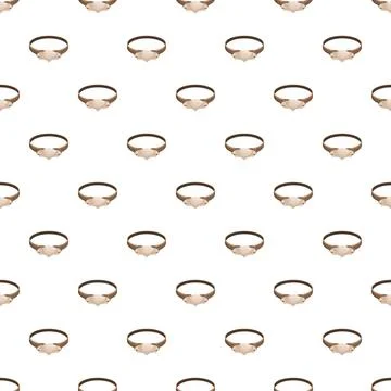 Animal dog collar seamless pattern background design Stock Illustration