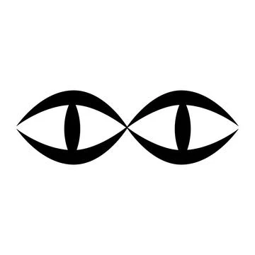 Animal eye. Vector Logo Stock Illustration