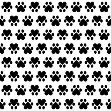 Animal footsteps Stock Illustration