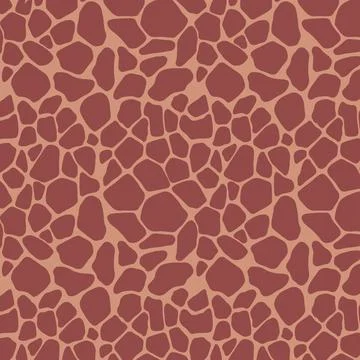 Animal giraffe pattern, background empty Stock Illustration