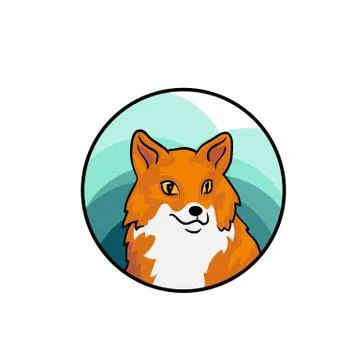 Animal hand drawn art, cute cartoon style Stock Illustration