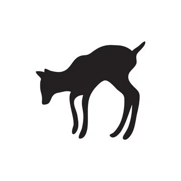 Animal icon in flat style. Stock Illustration