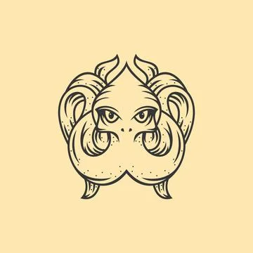 Animal octopus Stock Illustration