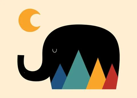 Animal pattern for design or printing Stock Illustration