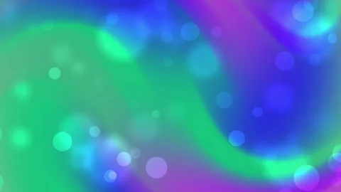 Animal pattern holiday abstract design with bokeh effects in green and blue cele Stock Footage 322196888