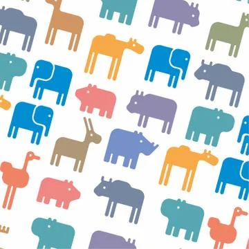 Animal pattern Stock Illustration