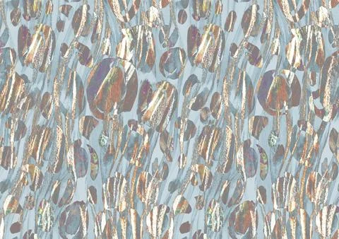 Animal pattern with leopard skin texture painted with watercolors 库存插图