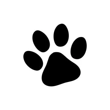 Animal-pawprint-vector Stock Illustration