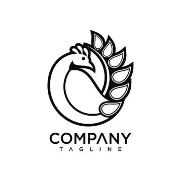 Animal peacock Stock Illustration
