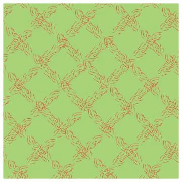 Animal print endless pattern on pastel green. Illustrazione stock