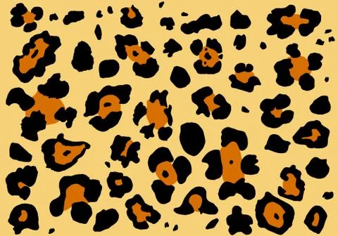 Animal print leopard. Stock Illustration