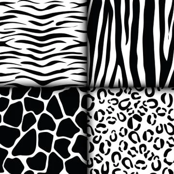 Animal print pattern image 스톡 일러스트