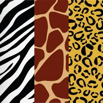 Animal print pattern image Stock Illustration
