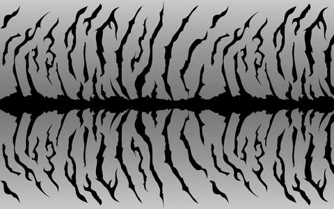 Animal Print Pattern: Tiger Pattern Vector Illustration Stock Illustration