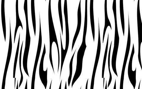 Animal print pattern: zebra pattern vector illustration Stock Illustration