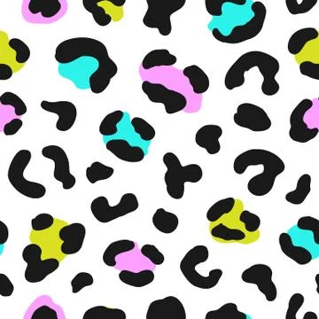Animal print seamless pattern. Leopard skin texture Stockillustratie