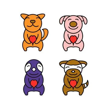 Animal set Stock Illustration