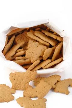 Animal shaped cracker Stock Photos