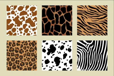 Animal skin pattern Stock Illustration