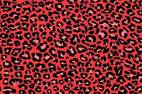 Animal skin pattern seamless. Texture leopard background Stock Illustration