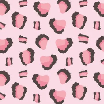 Animal skin print pattern, irregular abstract texture fabric layout 스톡 일러스트