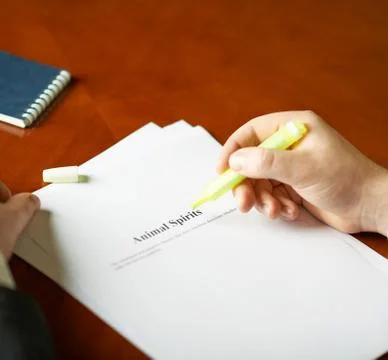 Animal spirits definition composition Stock Photos