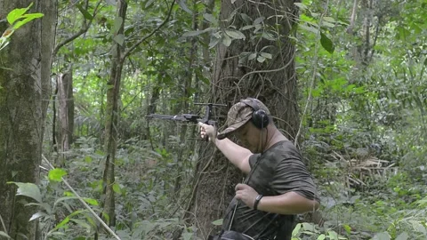 Animal Tracking Stock Footage 158414810