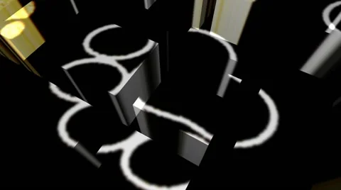 Animal Tracks Cube Array Видео 41841629