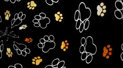 Animal Tracks Vortex Stockbeeldmateriaal 41841783