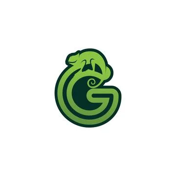 Animal vector lizard salamander gecko crocodile and reptiles design logo Stock Illustration
